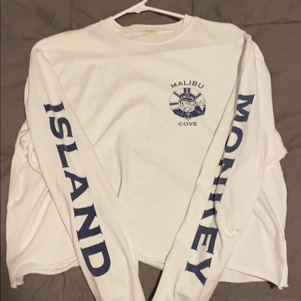 monkey island cropped long sleeve